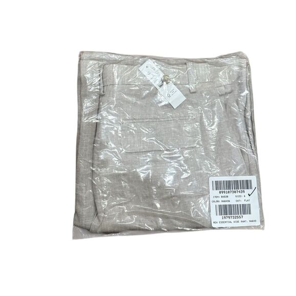 NWT J CREW Wide-leg Essential pant in linen in Natural - Picture 13 of 13